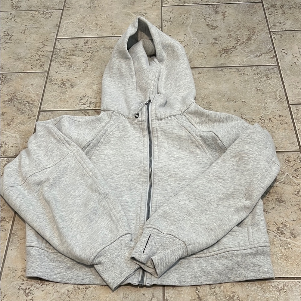 COPY - Lululemon Scuba Gray Zip-Up Hoodie